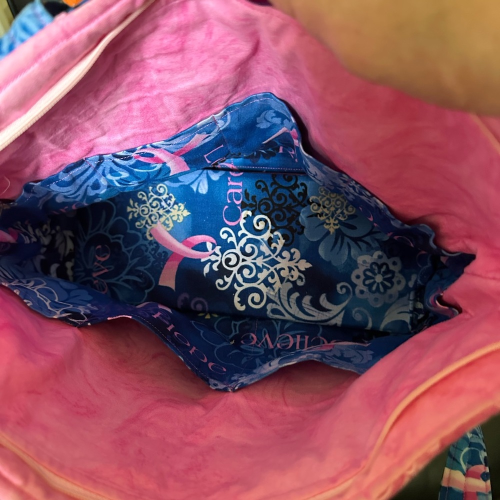 Hand Made Cancer Pattern Purse - Picture 4 of 6